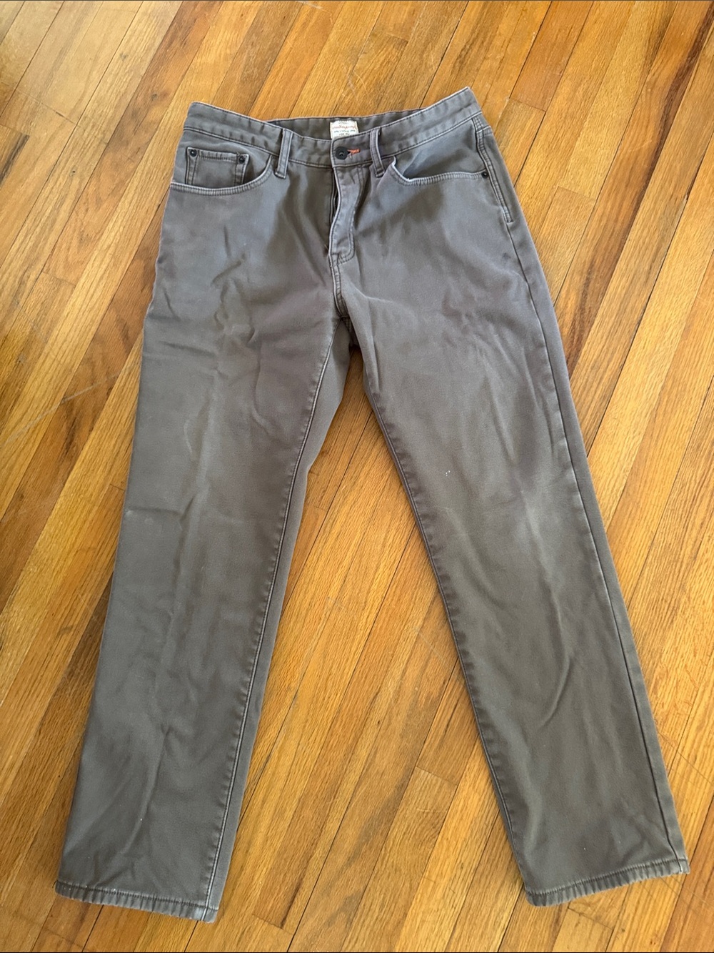 Weatherproof Men's Gray Straight Jeans